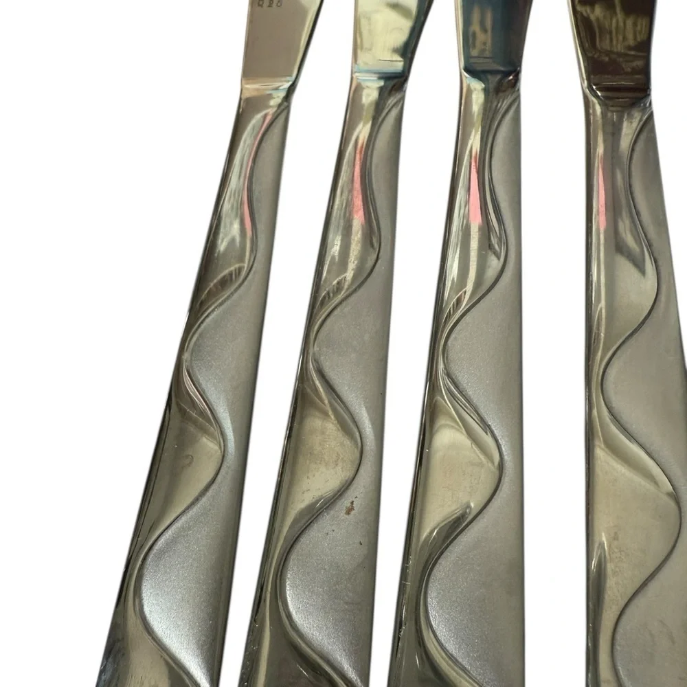 J. C. Penney Home Collection Jazz Serrated Knives 9 inch  Silverware 11Knives